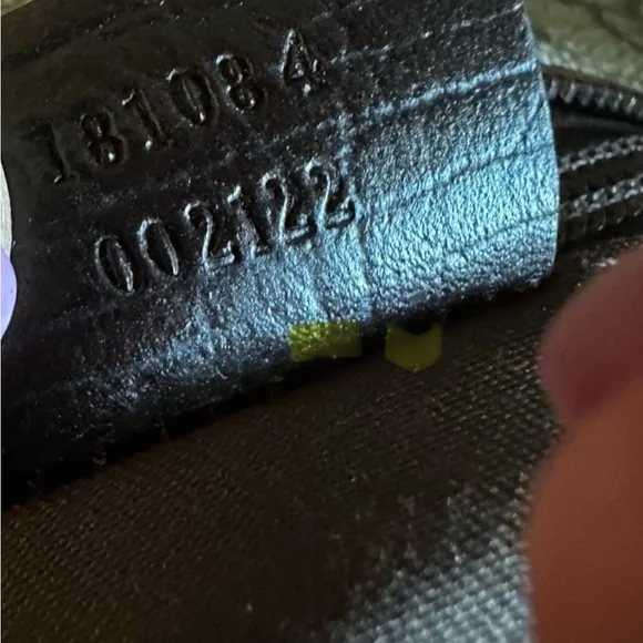 324. Gucci Black & Gray Coated Canvas Tote - Picture 13 of 15